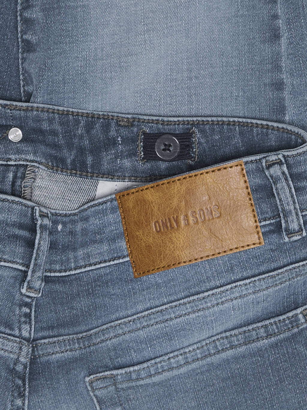 ONLY & SONS JUNIOR slimfit jeans blue grey denim