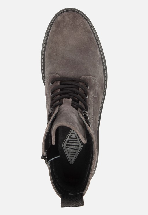 Invinci Veterboots grijs Suede