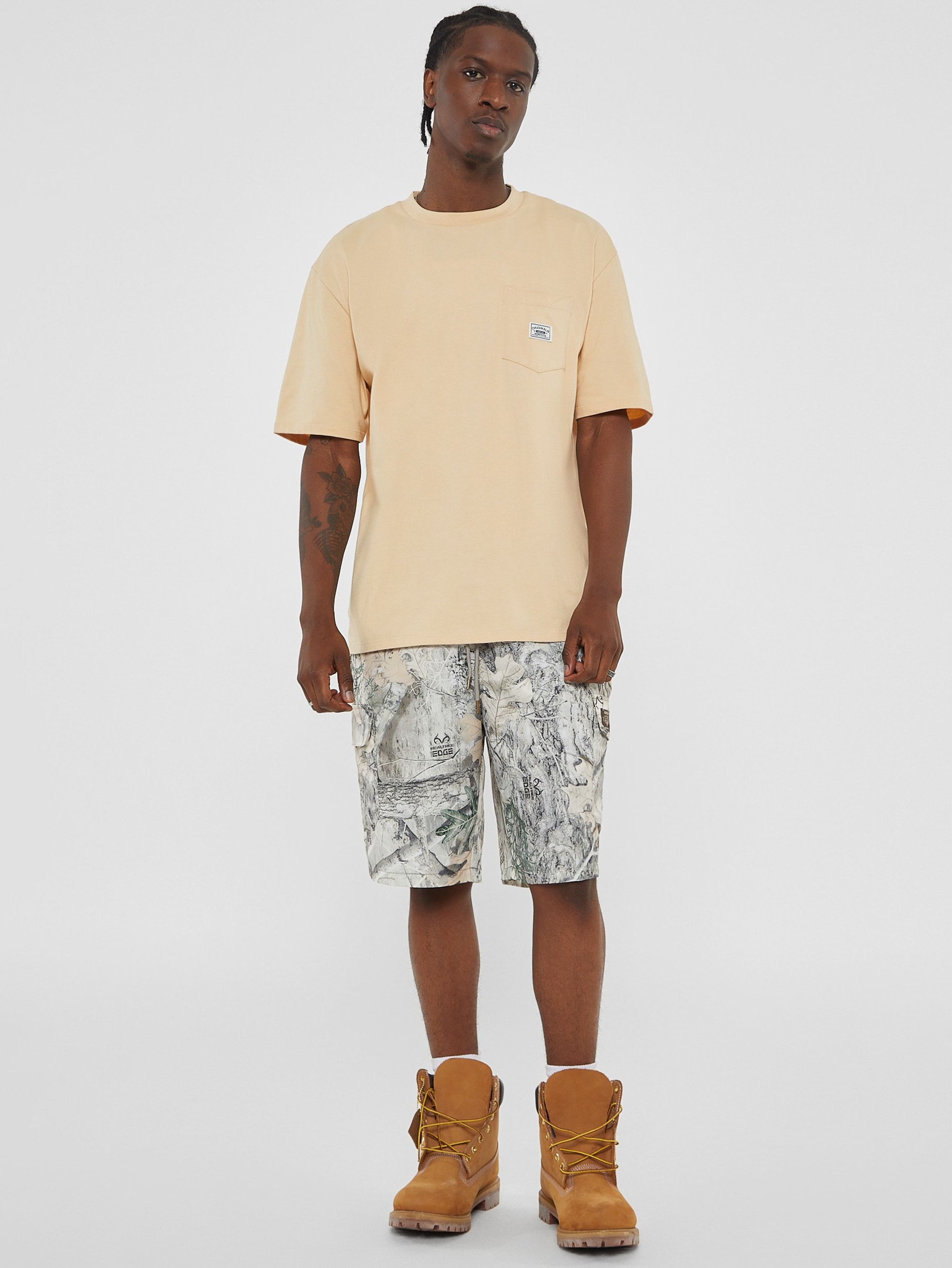 Calções cargo de nylon GUESS Originals x RealTree