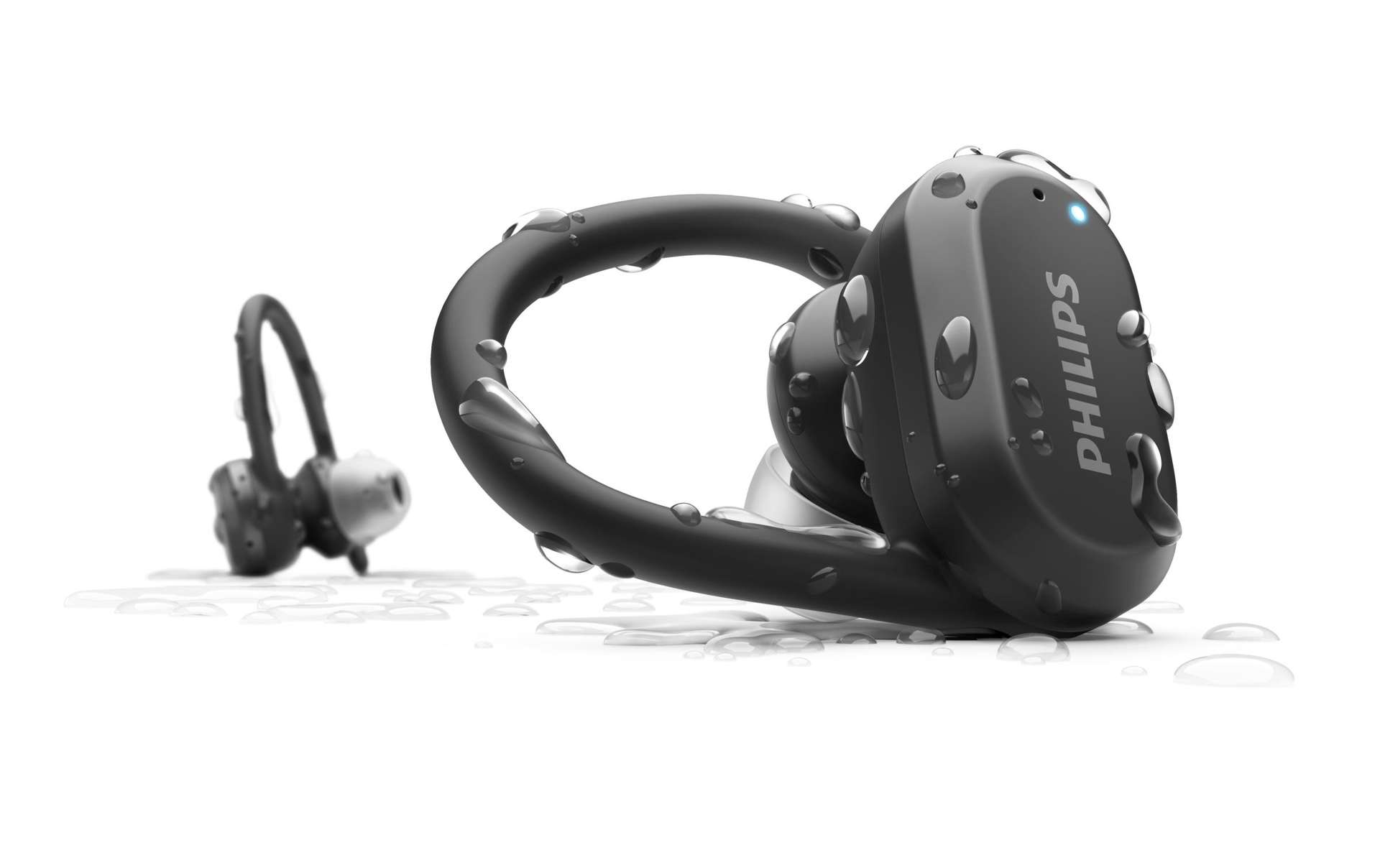 Philips GO Sports TWS Draadloze Koptelefoon Zwart