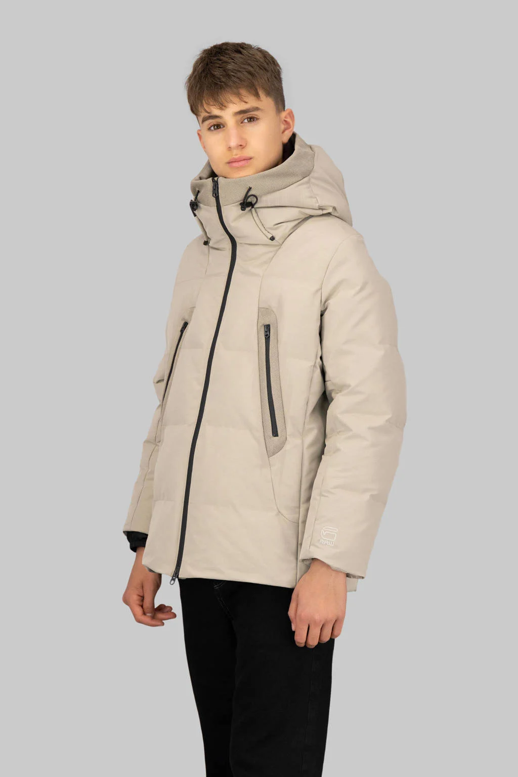 G-STAR gewatteerde jas beige