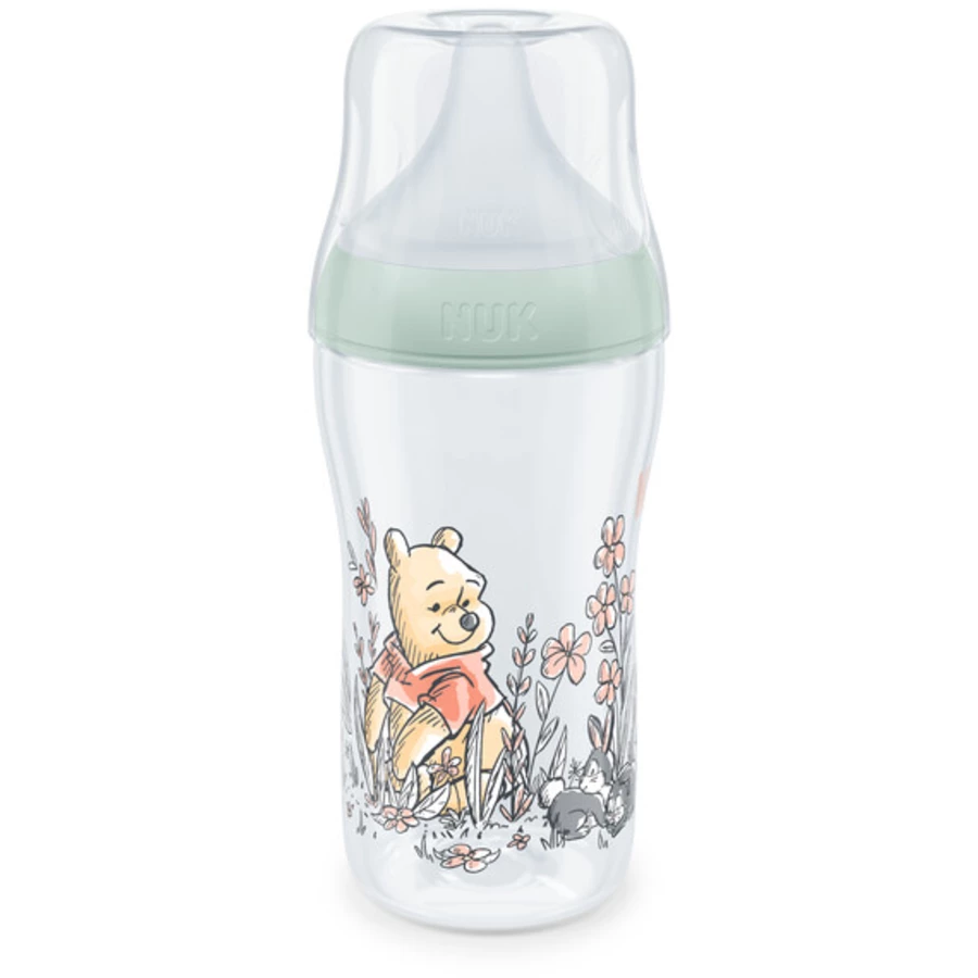 NUK Babyflasche Perfect Match  Winnie Puuh mit Temperature Control 260ml ab 3 Monate in mint