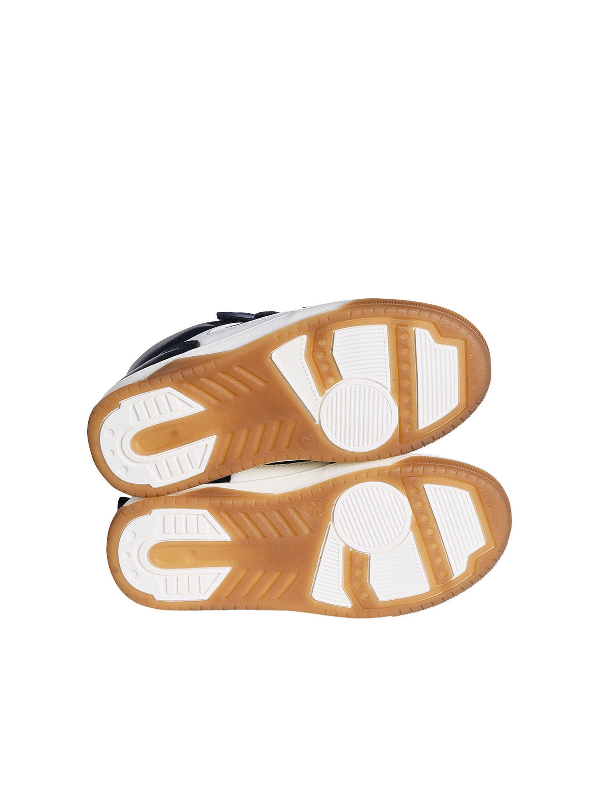 Vertbaudet Kinder High-Sneakers mit 3 Klettriemen dunkelblau