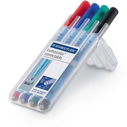 STAEDTLER® Lumocolor correctable 305 Folienstift-Set