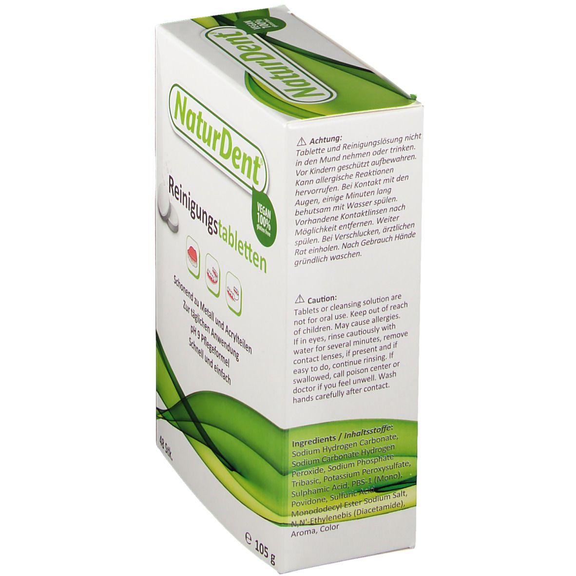 NaturDent® Reinigungstabletten für den Zahnersatz