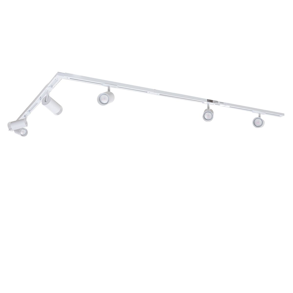 Modern railsysteem met 5 spots wit 1-fase - Iconic Jeana