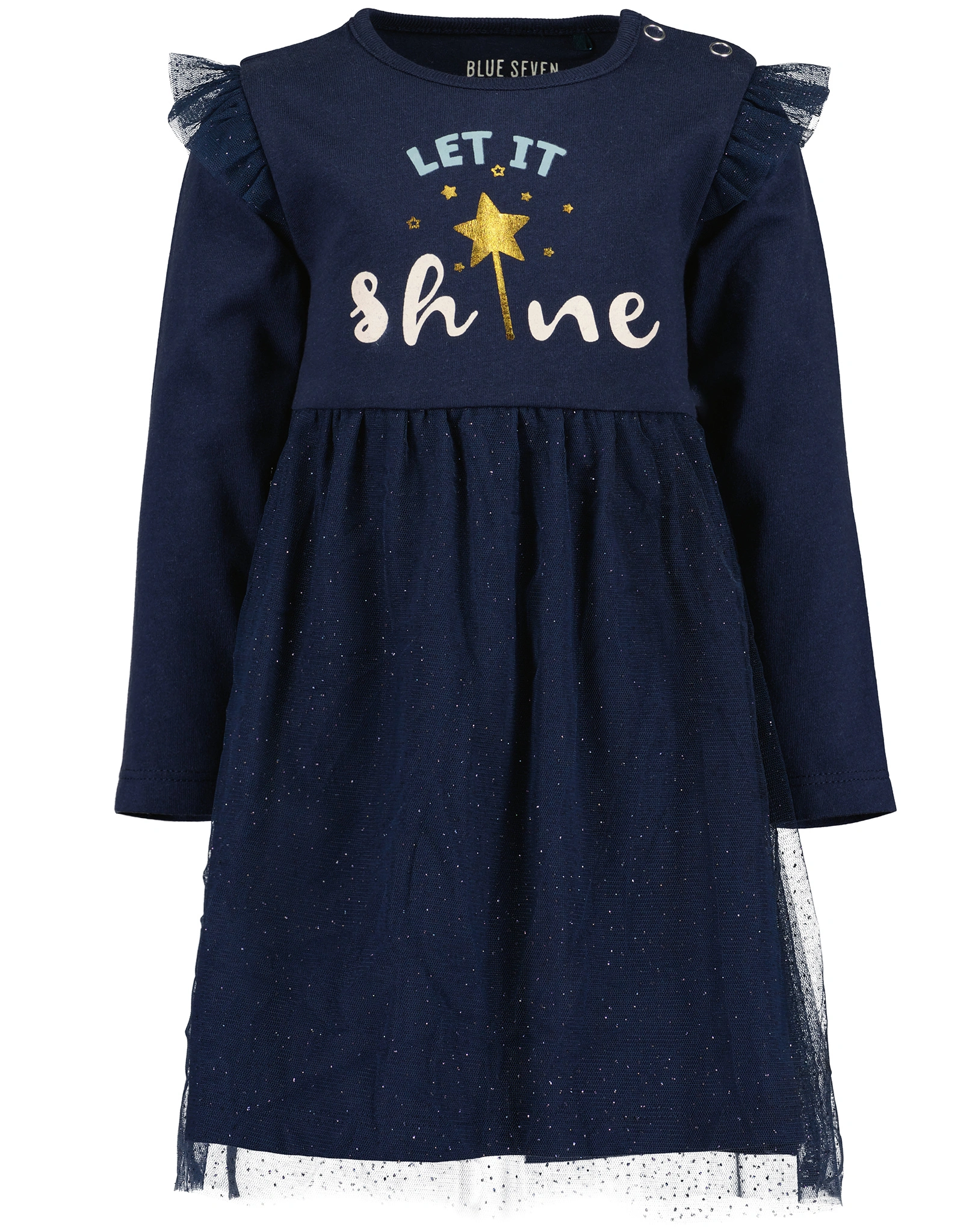 Shirtkleid LET IT SHINE in nachtblau