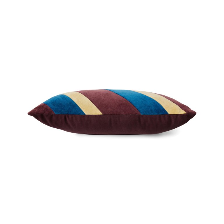HKliving Striped velvet kussen 50x30 Speakeasy