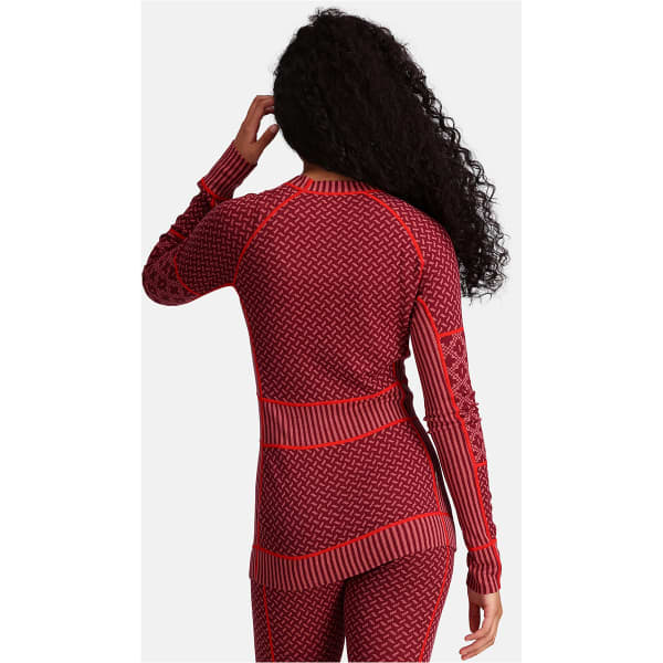 T-shirt thermique KARI TRAA SMEKKER LS ROUGE