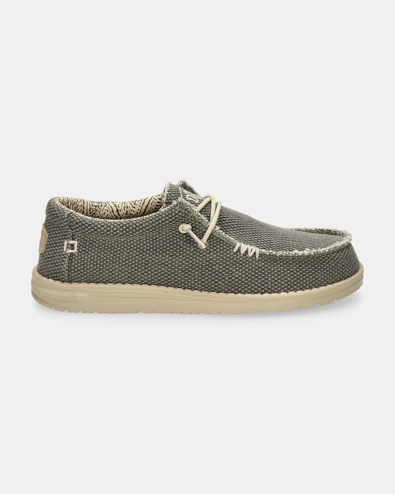 Hey Dude Wally Braided Instapschoenen  - groen