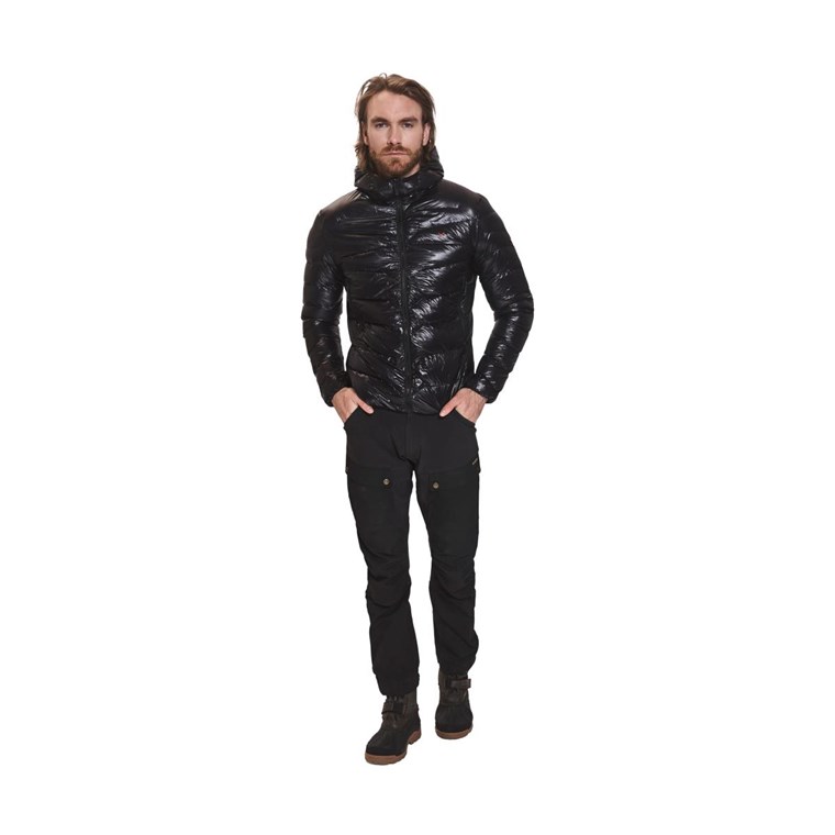 Nordisk Stoke Ultralight Down Hooded Jacket Men Black