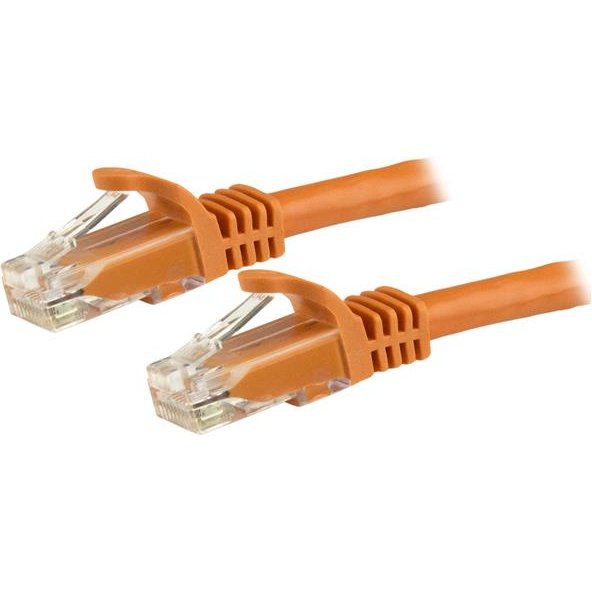StarTech.com Cordon de raccordement UTP CAT6 (1,5 m) sans crochet - Câble patch RJ45 - Orange