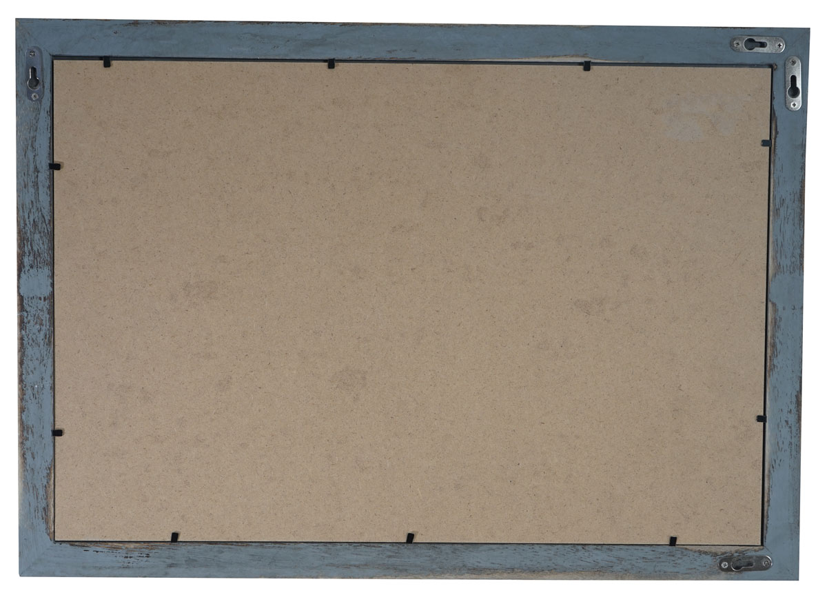 Bilderrahmen Set H246, Fotorahmen Holzrahmen, 3x 21x26cm 1x 26x36cm 1x 36x51cm Shabby Landhaus ~ grau