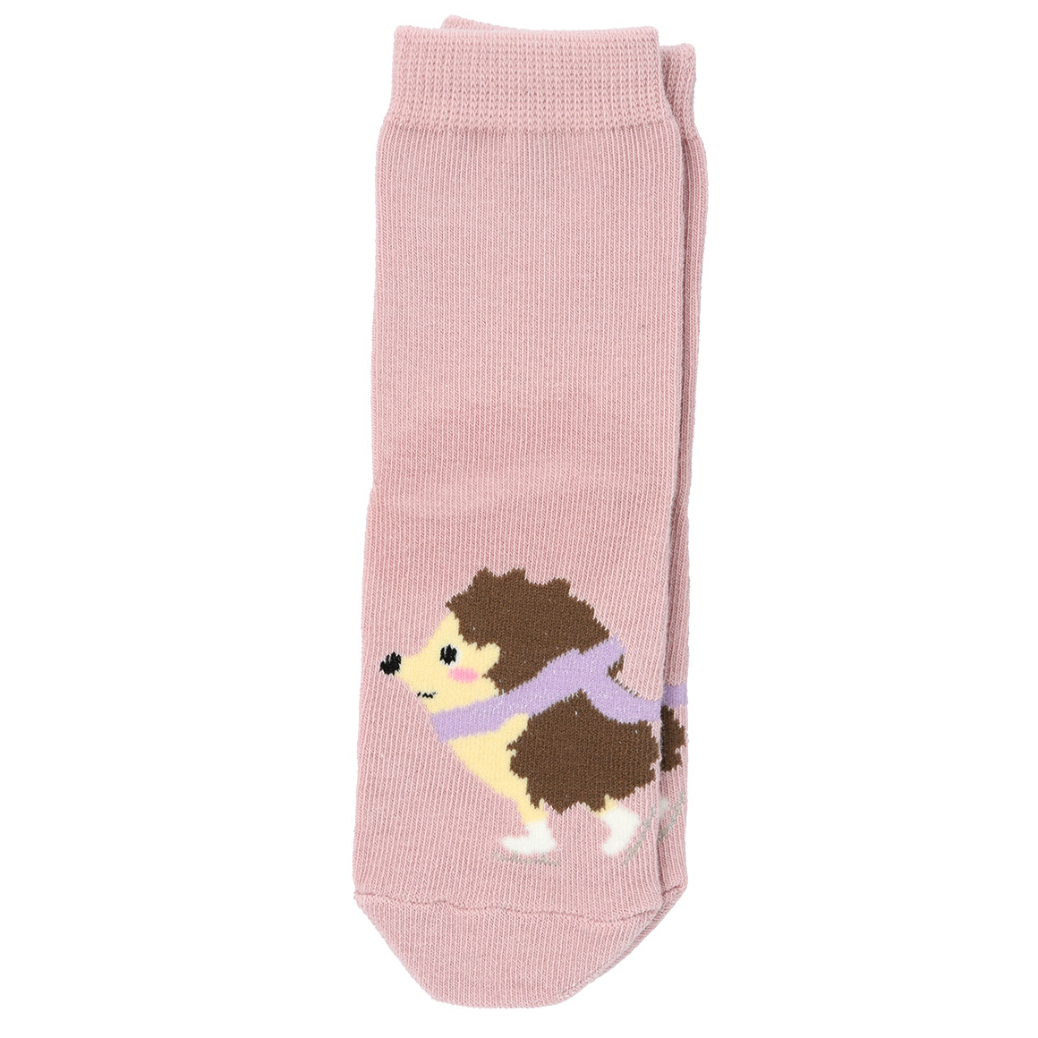 Topolino 5 Paar Mädchen Socken mit Tieren altrosa / blau / weiss