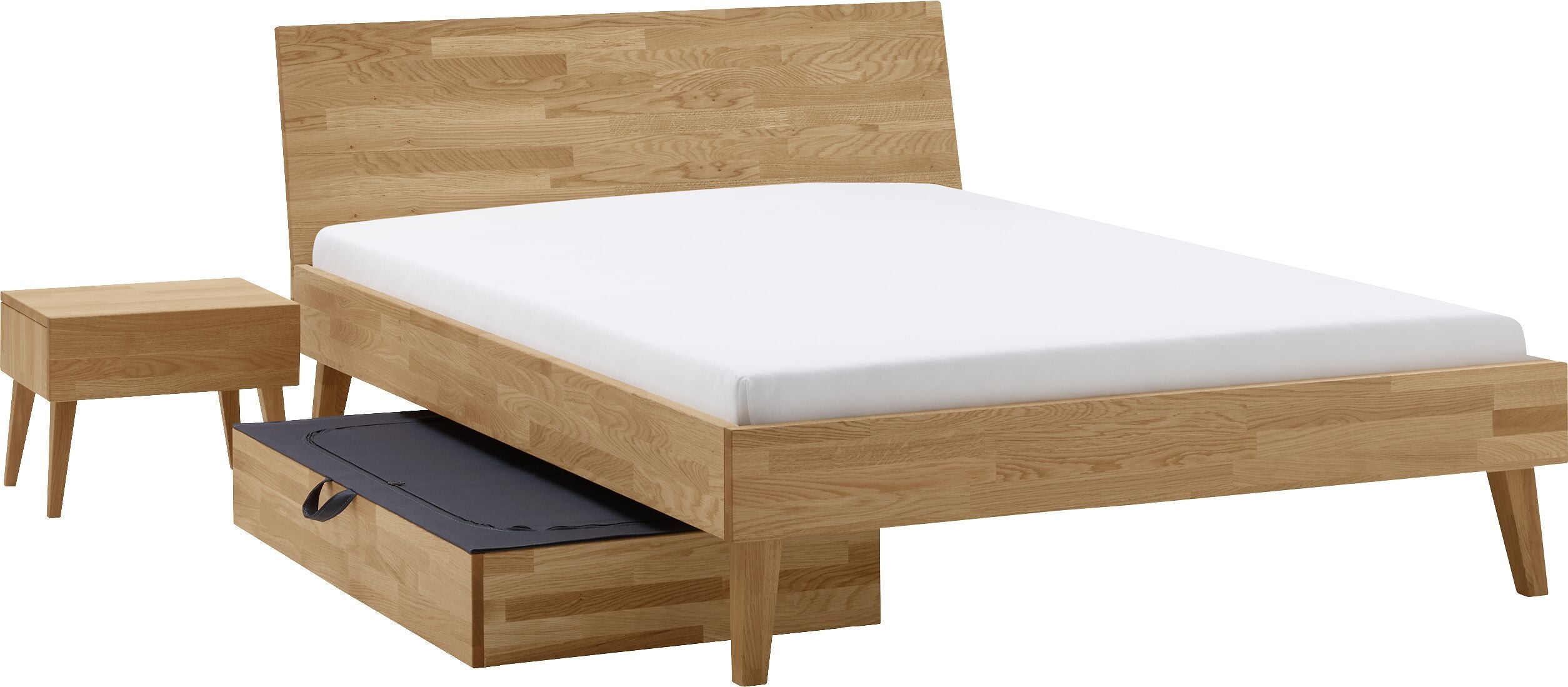 CARA Bett - Eiche / B: 120.0 cm x T: 200.0 cm