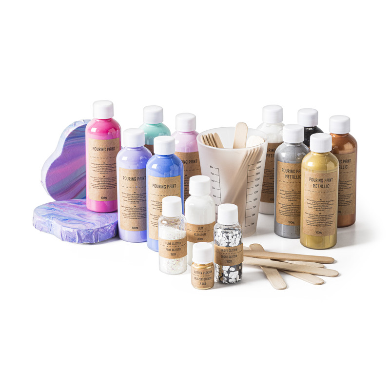 Maatbeker paint pouring - set van 2 - 250 ml