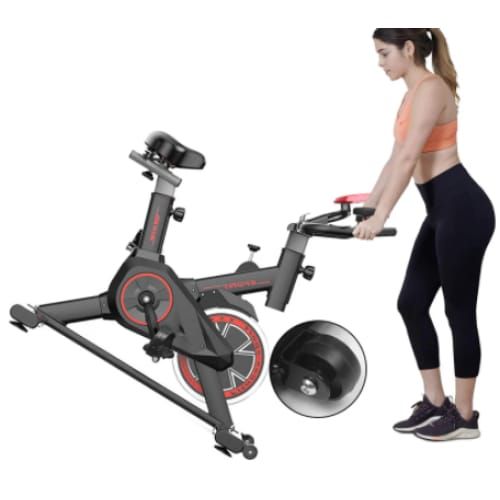 Sport-Knight® Heimtrainer Speed-Bike Fahrrad mit LCD-Monitor