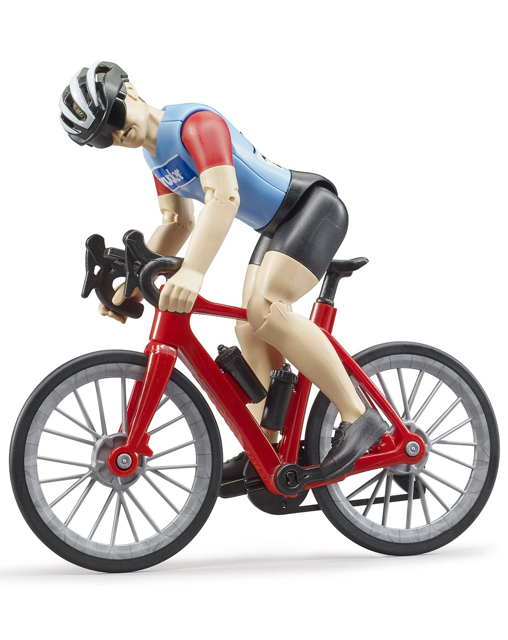 Bruder 63110 bworld Rennrad mit Radfahrer
