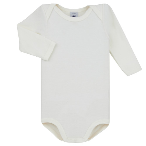 Petit Bateau - BODY US ML LOVSCOTCH PACK X3 - Marine / Beige / Blanc