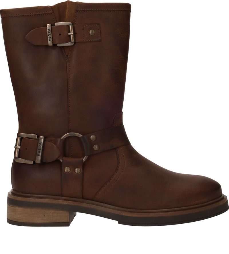 Palpa Bikerboots Bruin Dames