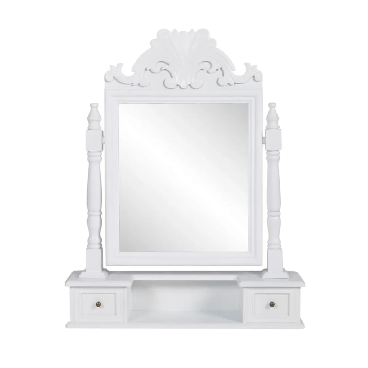 VidaXL Coiffeuse Miroir Pivotant MDF