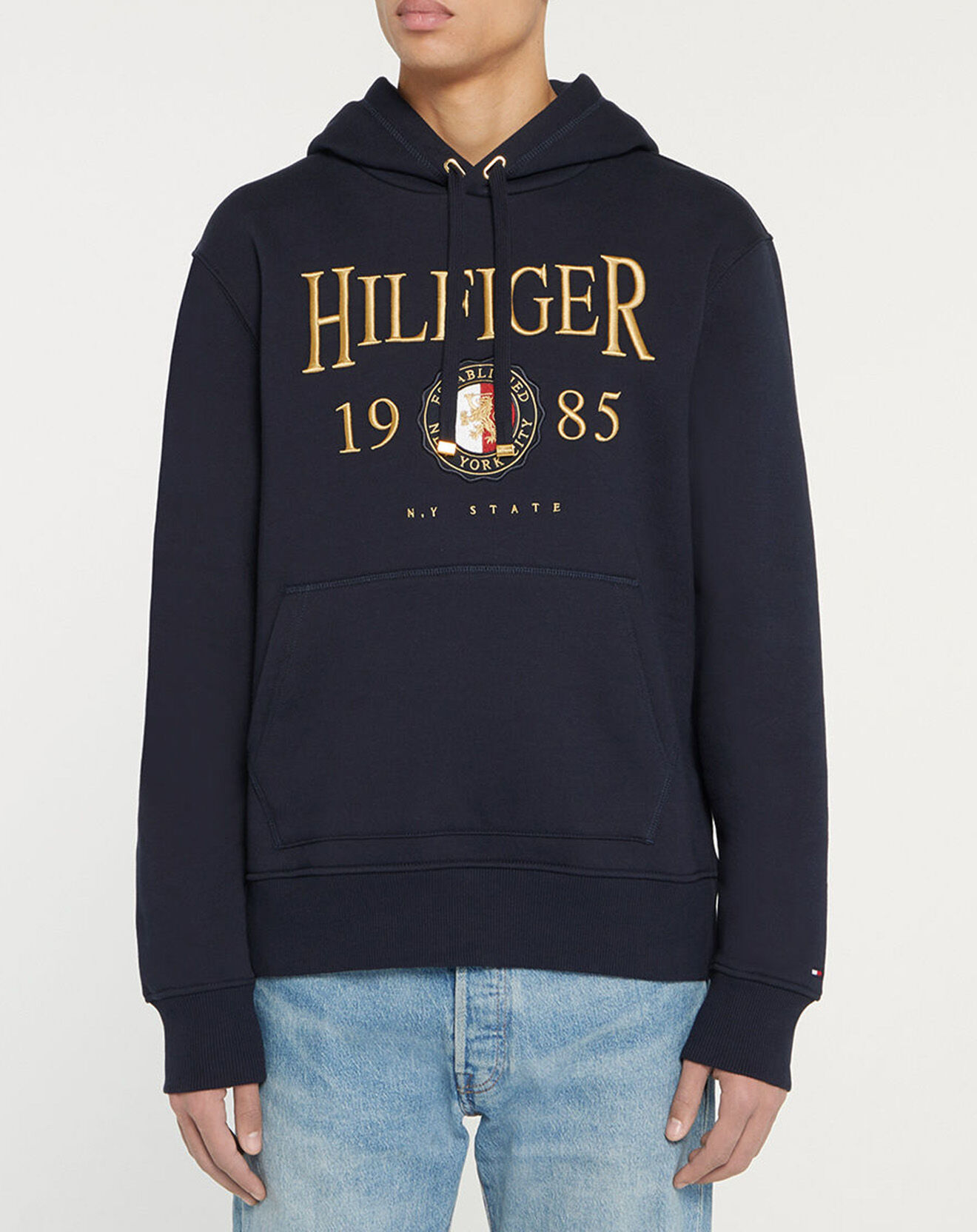 Tommy Hilfiger Sweat à capuche Icon Brodé bleu marine