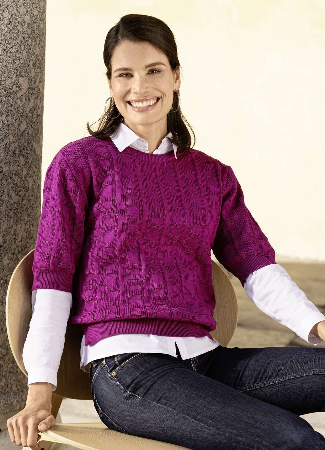 Pulli in Strickmix