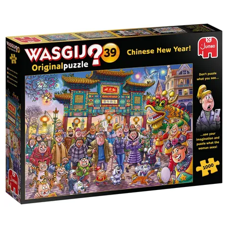 Jumbo Spiele Puzzle - Wasgij Original 39: Chinese New Year! 1000 Teile