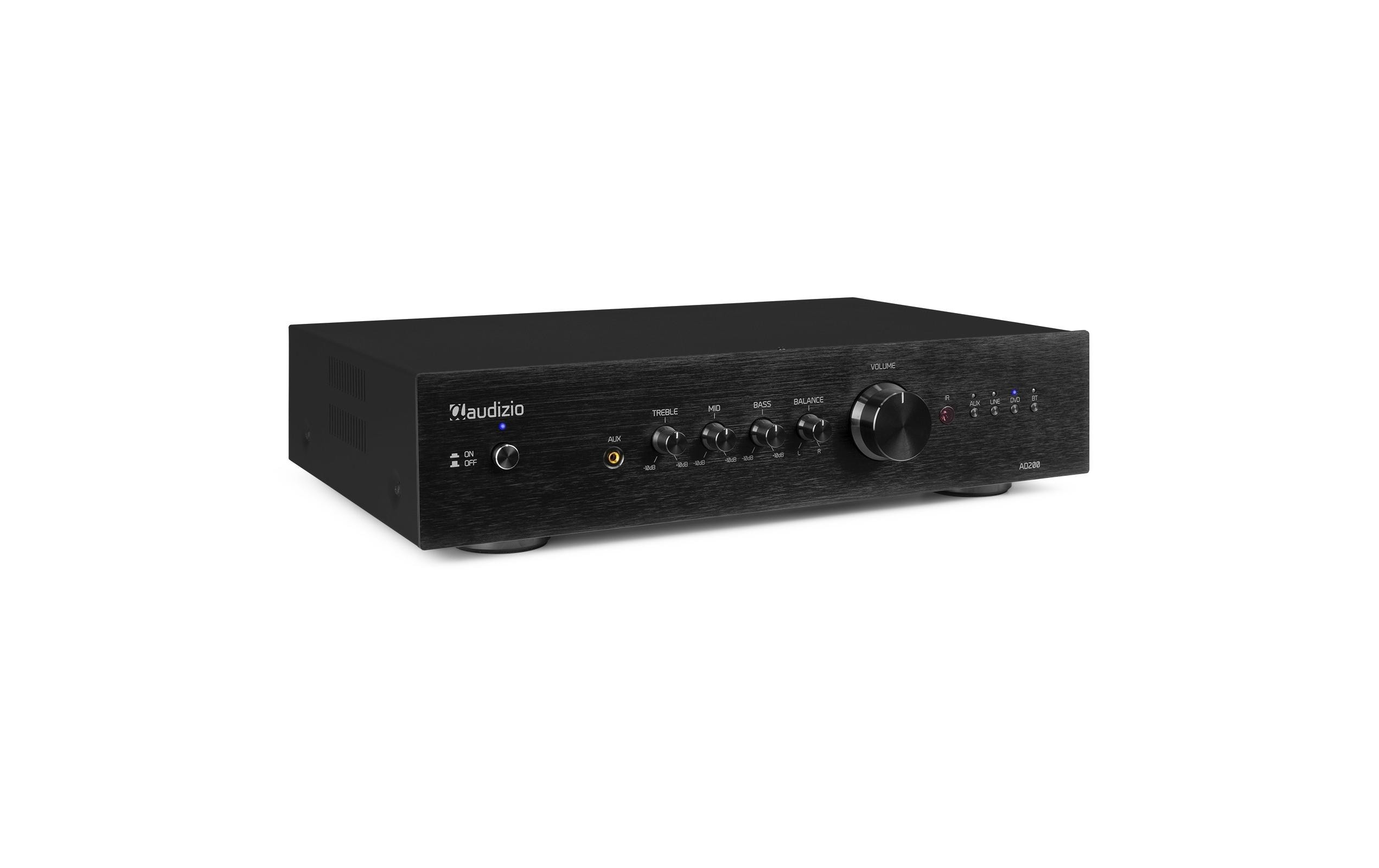 Stereo-Verstärker AD200B Schwarz<br>Vielseitiger 2-Kanal-Verstärker mit grosser Funktionalität