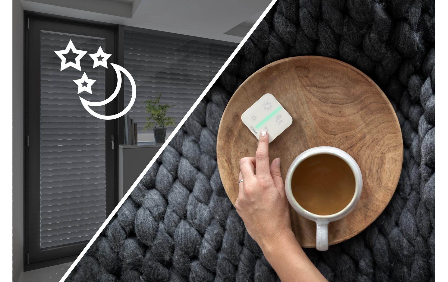 Smart Home Universalschalter II - WeissKomfortable Touchscreen-Fernbedienung