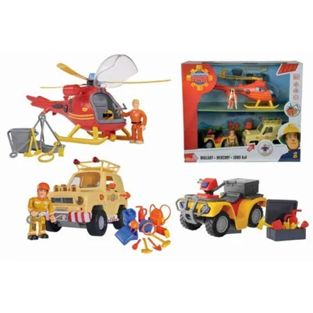 Simba Feuerwehrmann Sam Sonderset Wallaby+Mercury+Toms Geländewagen
