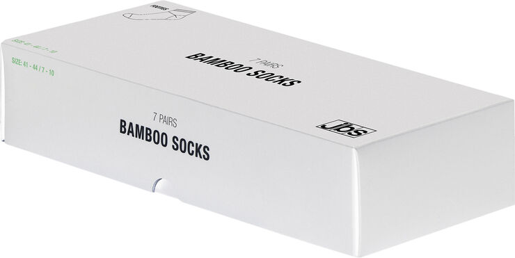 JBS JBS footie bamboo 7 pairs in a box Hvid