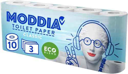 Moddia Toilettenpapier 3-lagig