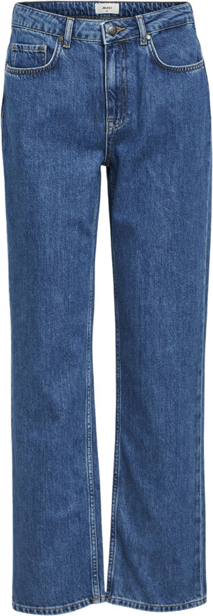 Object OBJSAVA ELLEN MW STRAIGHT JEANS NOO Medium blue denim