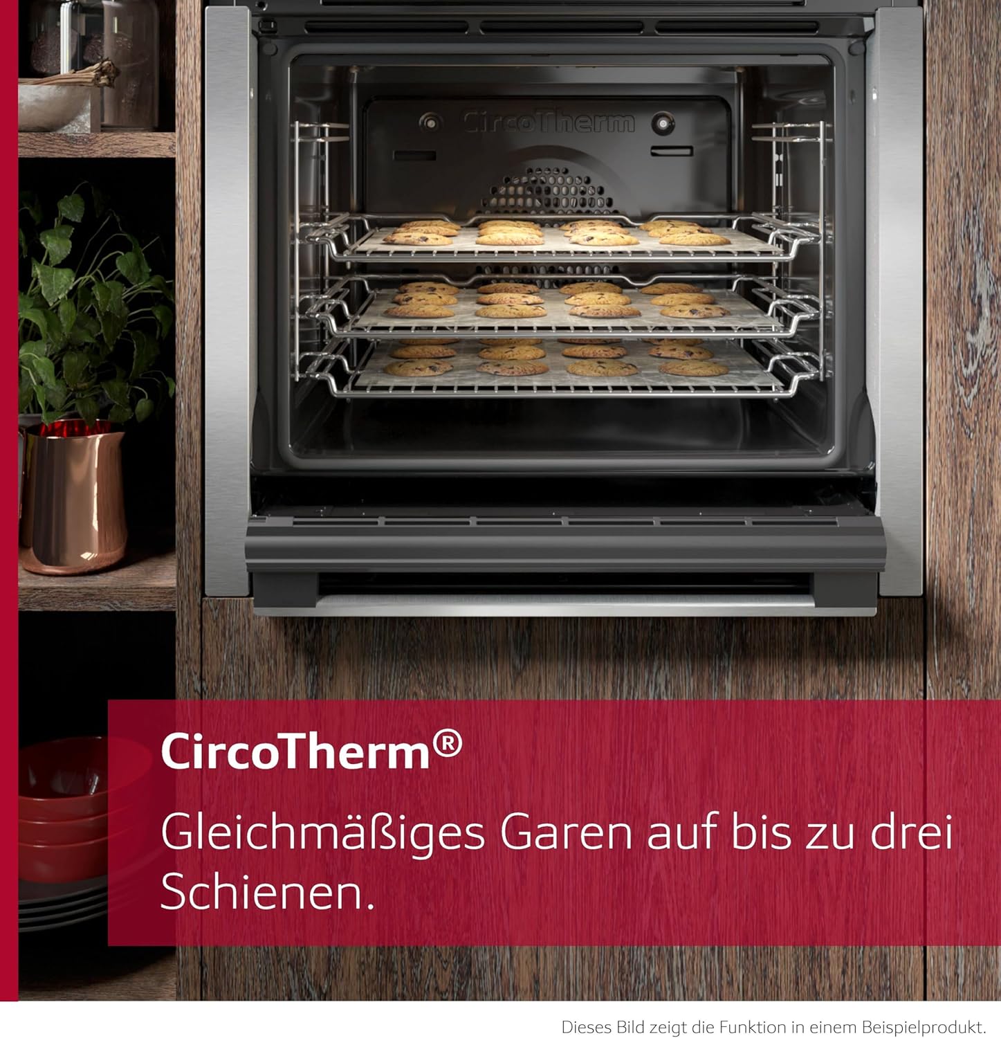 NEFF B6ACJ7AG3, N 50, Einbau-Backofen, 60 x 60 cm, Made in Germany, Versenkbare Tür, Pyrolyse & Easy Clean Hydrolyse Selbstreinigung, Air Fry samt Air Fry Blech, Backautomatik, Graphite-Grey
