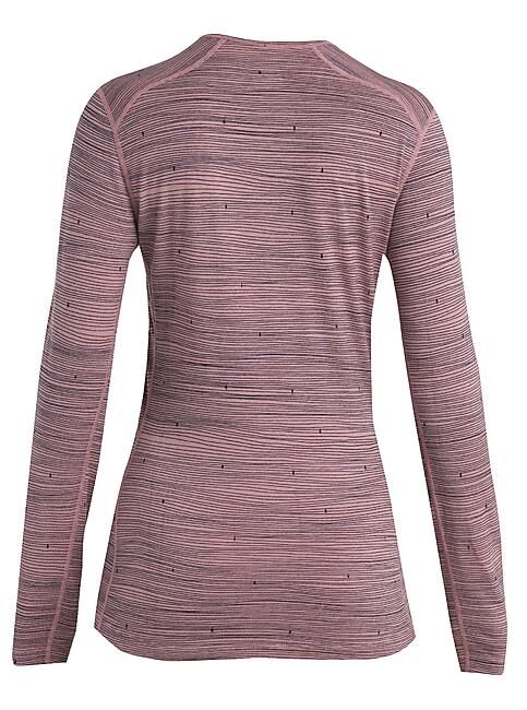 ICEBREAKER - TEE ML 200 OASIS PRINT SKI TRACK W