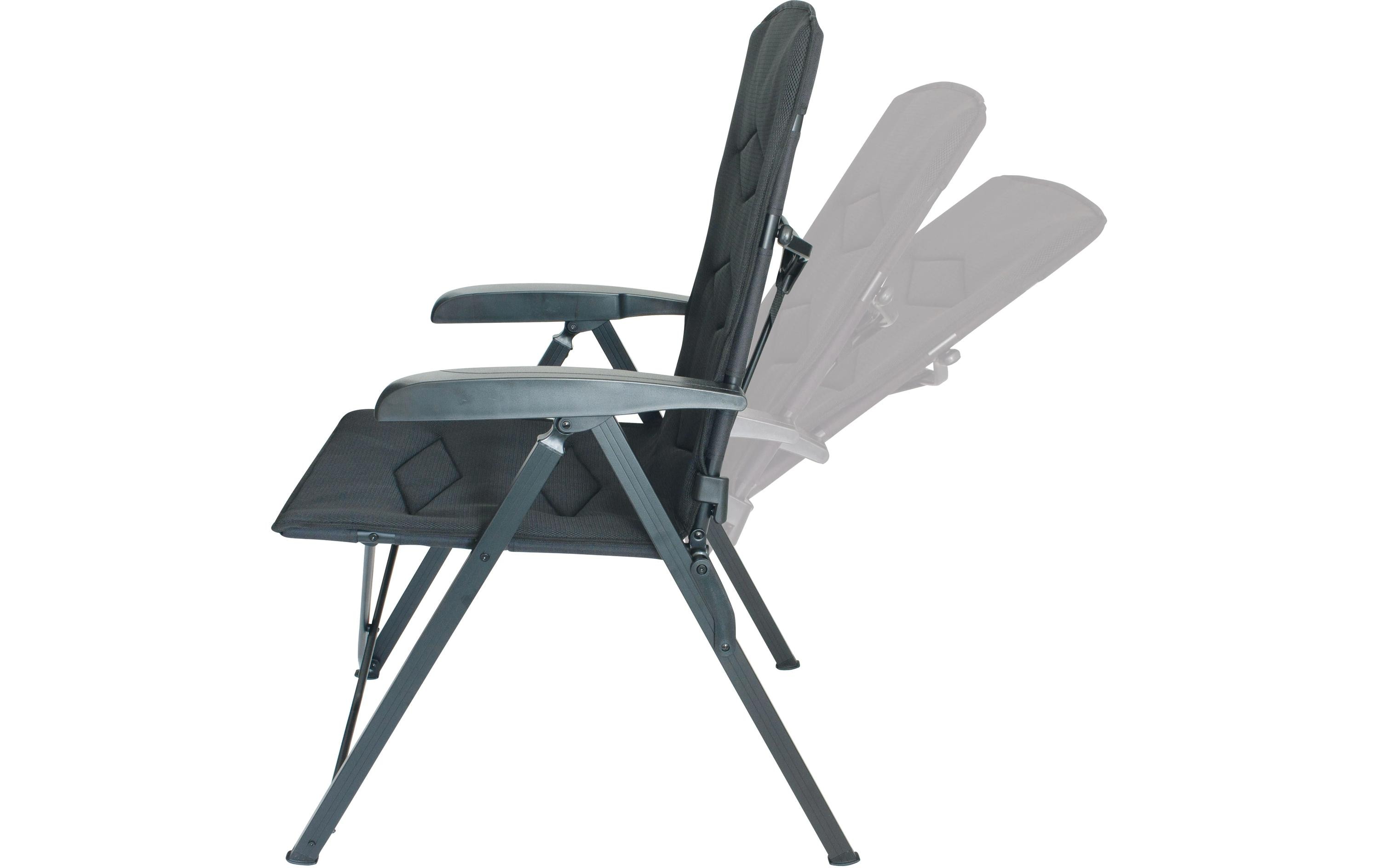 Campingstuhl Autun 3D SchwarzKlappbarer Campingstuhl mit atmungsaktivem 3D-Netz