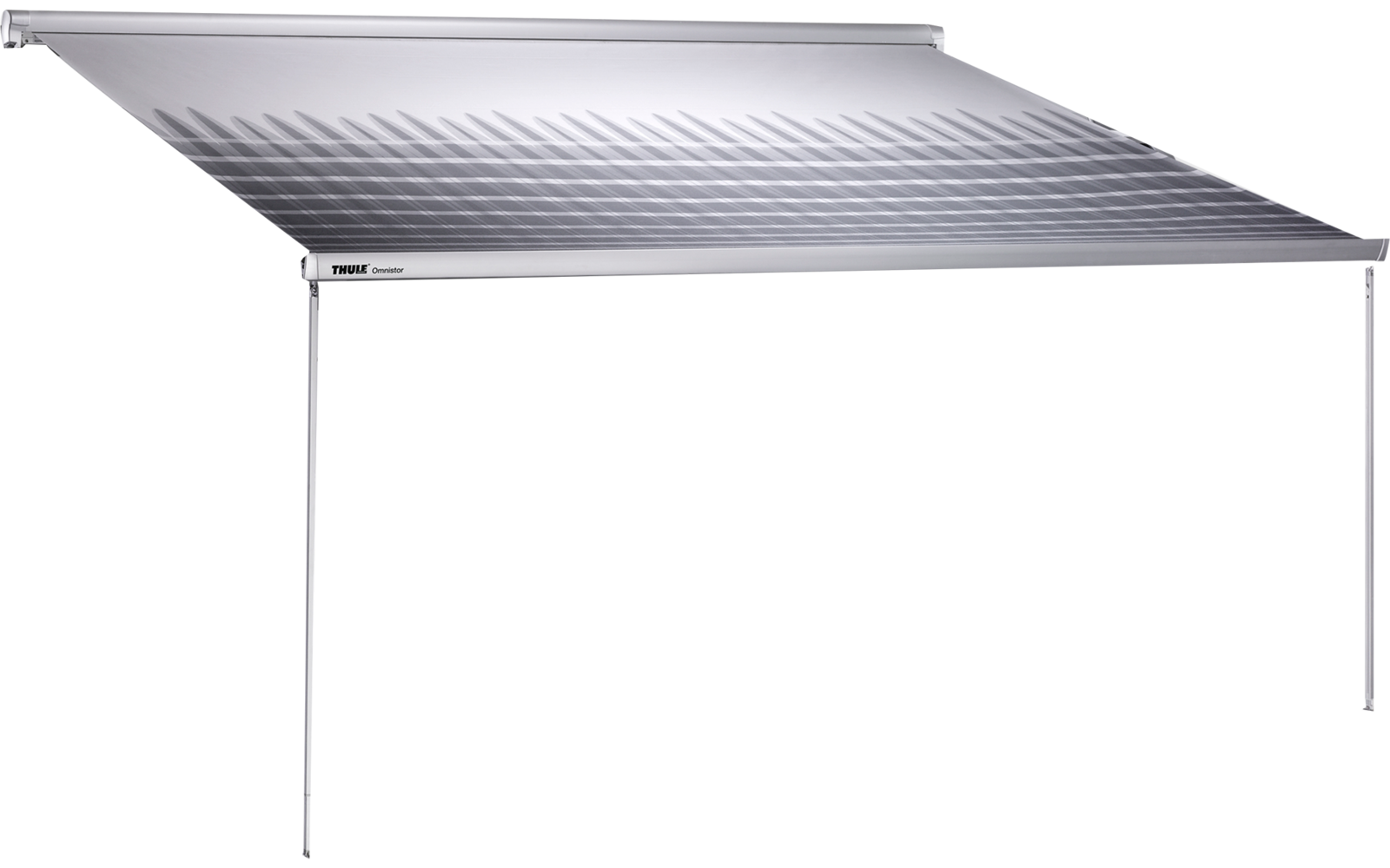 Thule Omnistor 8000 Wandmarkise Gehäusefarbe Anthrazit Tuchfarbe Mystic Grey 4,5 m