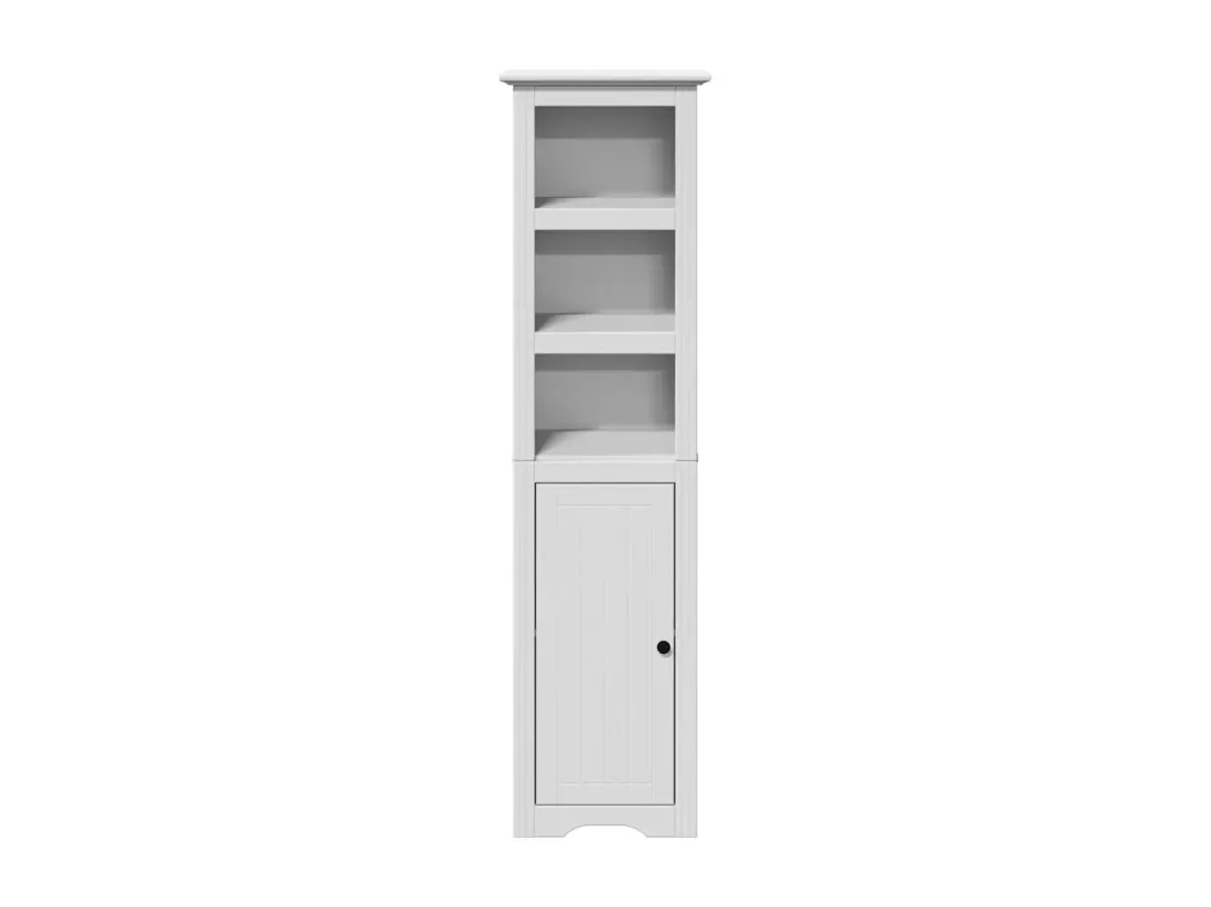 Armoire de salle de bain BODO blanc 44x30x160 cm