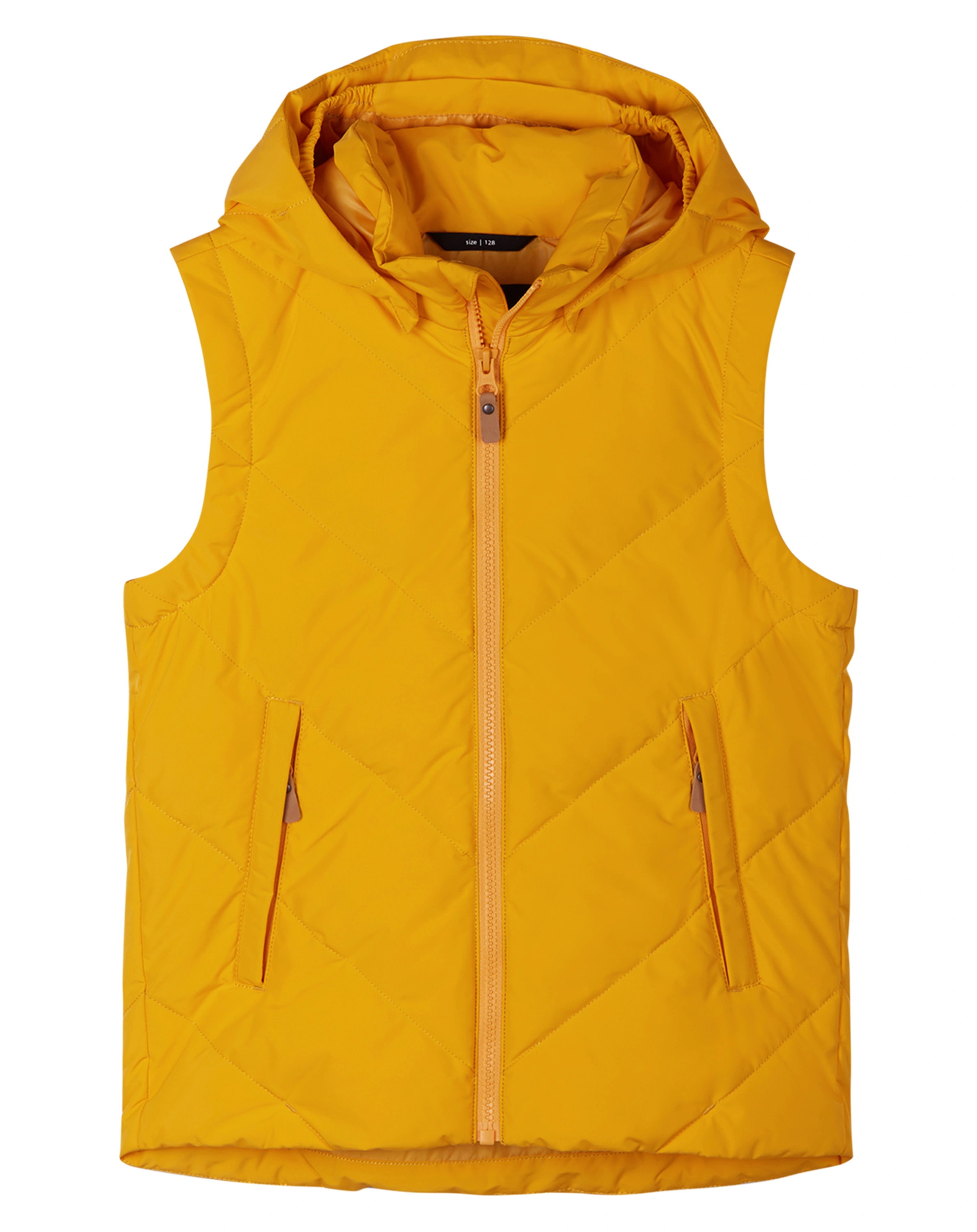 Daunen-Steppjacke POROSEIN mit Kapuze in orange yellow