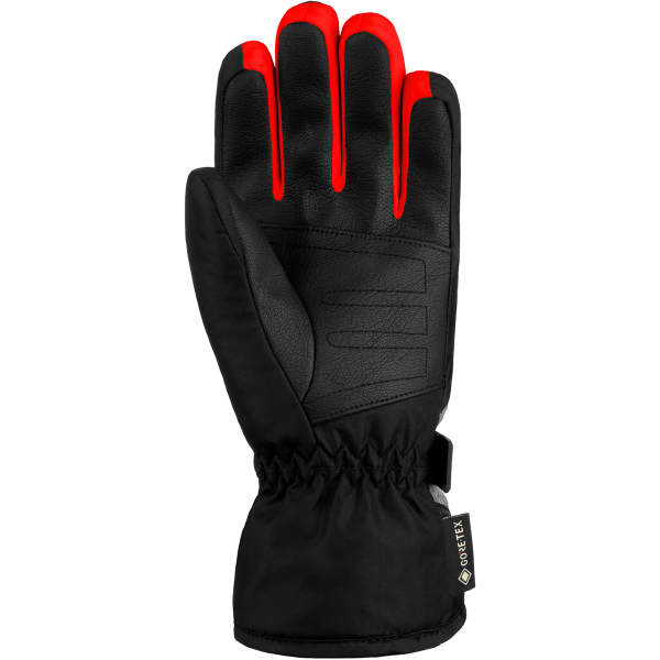 Gant de ski REUSCH FLASH GORE-TEX JR BLACK/BLACK MELANGE/FIRE RED