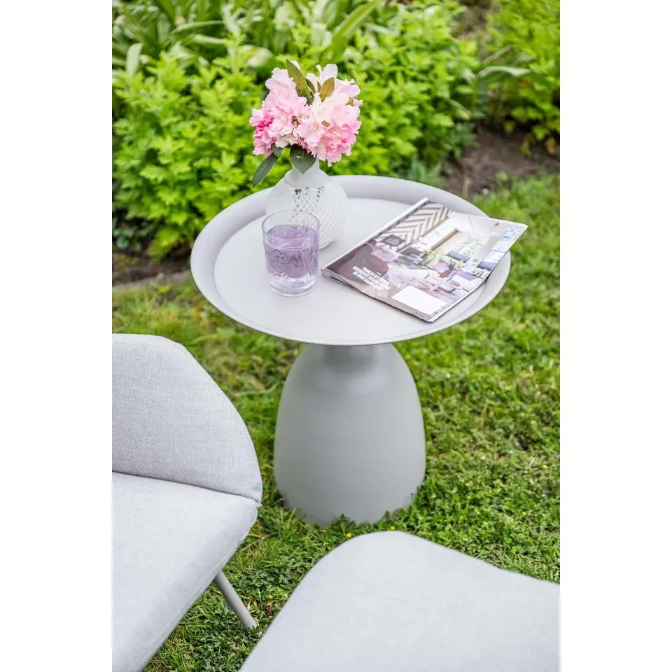 Mioala bijzettafel - diameter 50xH48 cm - taupe