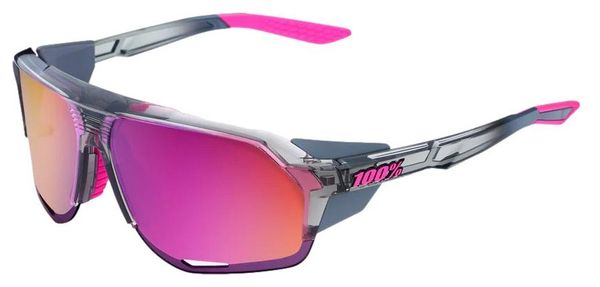 Lunettes 100% Norvik Gris - Purple Multilayer Mirror Lens