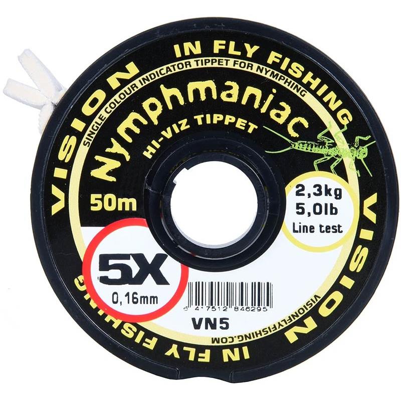Nylon Indicateur Vision Nymphmaniac Hi-Viz Tippet