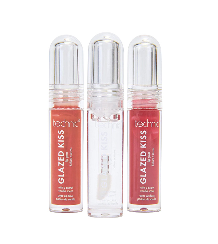 Technic - Trio de Brilho Labial Glazed Kiss
