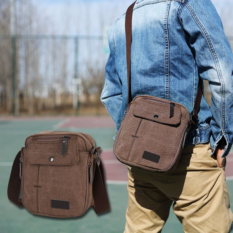 Golden Kelly - Canvas Crossbodytas