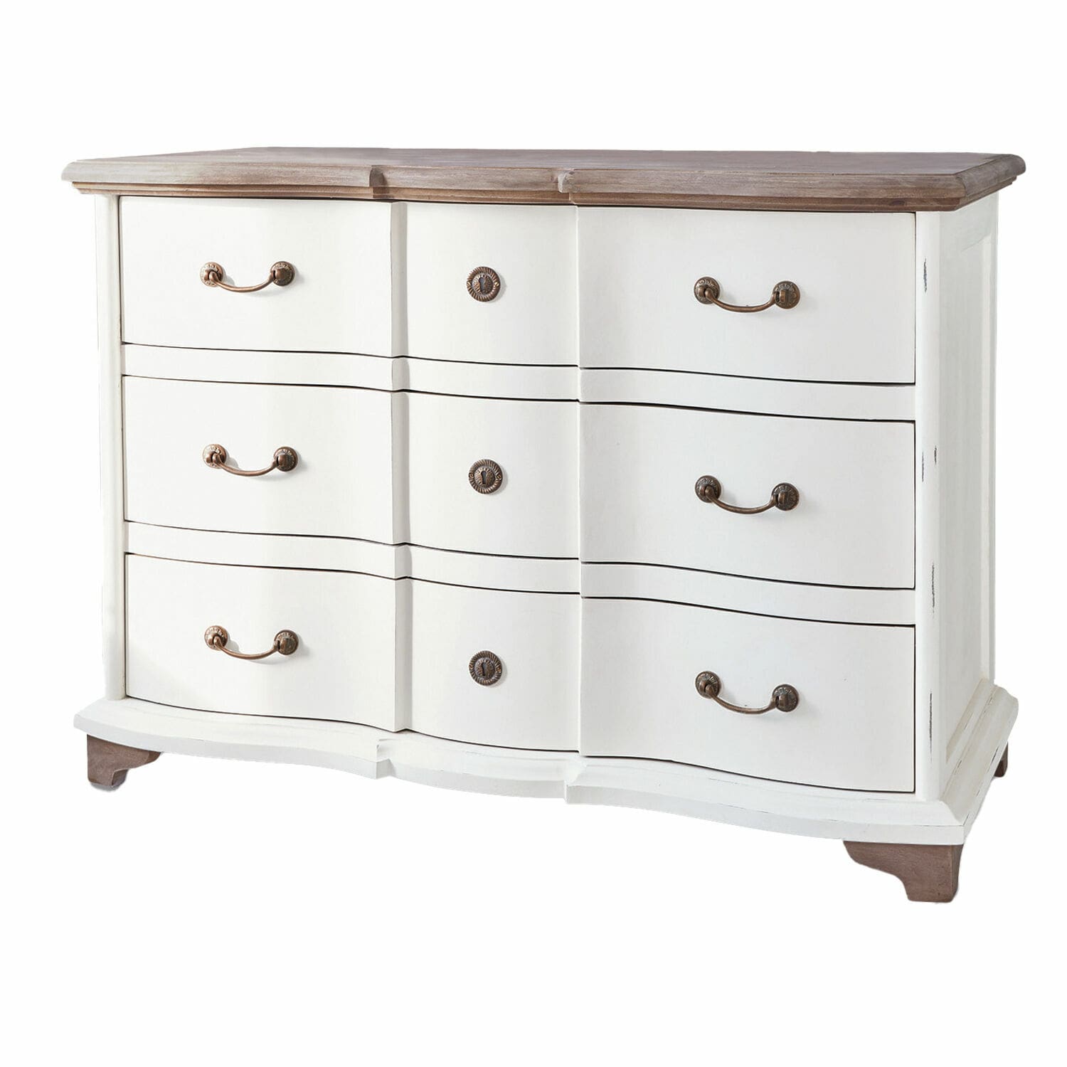 Kommode Aiguillon creme/braun