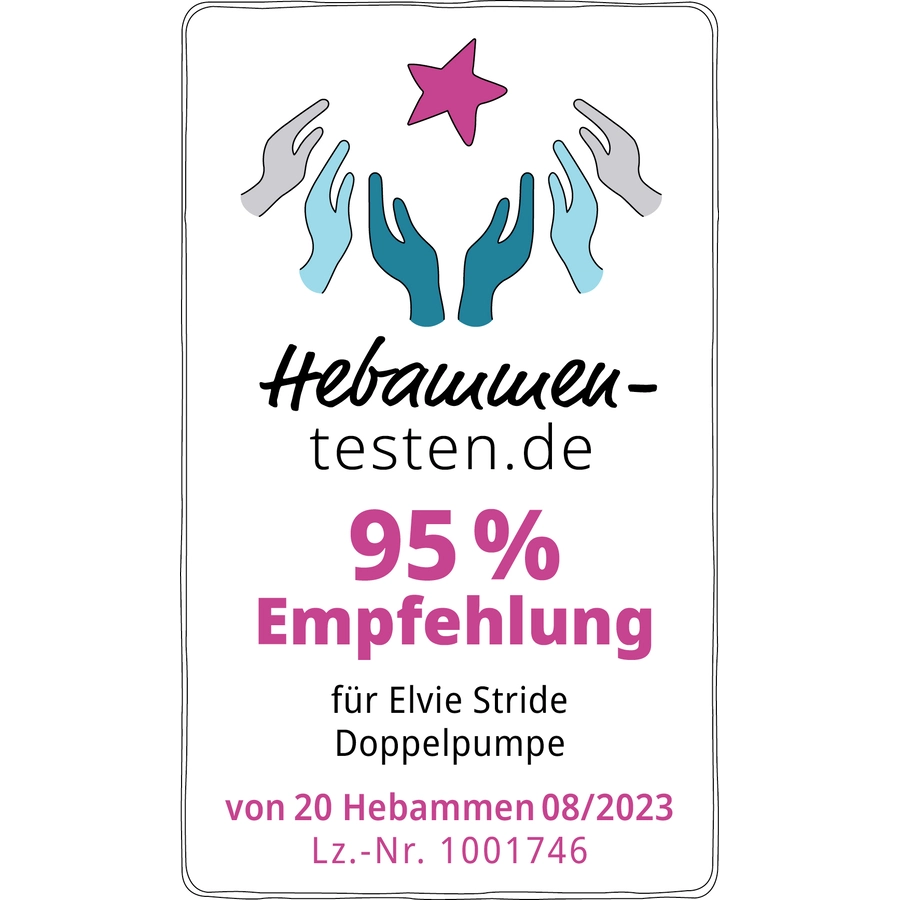 elvie stride elektrische Doppelmilchpumpe