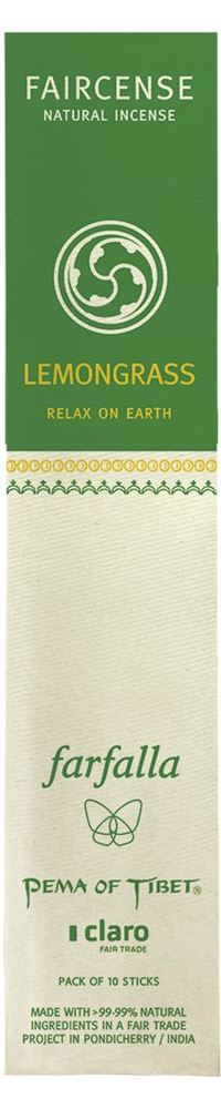 FAIRCENSE Räucherstäbchen<br>10 Stück, Lemongrass/Relax on Earth