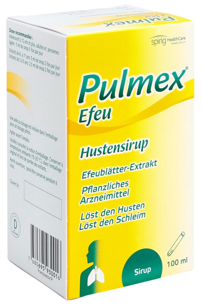 PULMEX Efeu Hustensirup Sirup Fl 100 ml